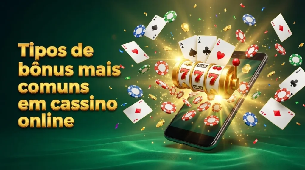 Tipos de bônus em cassino online